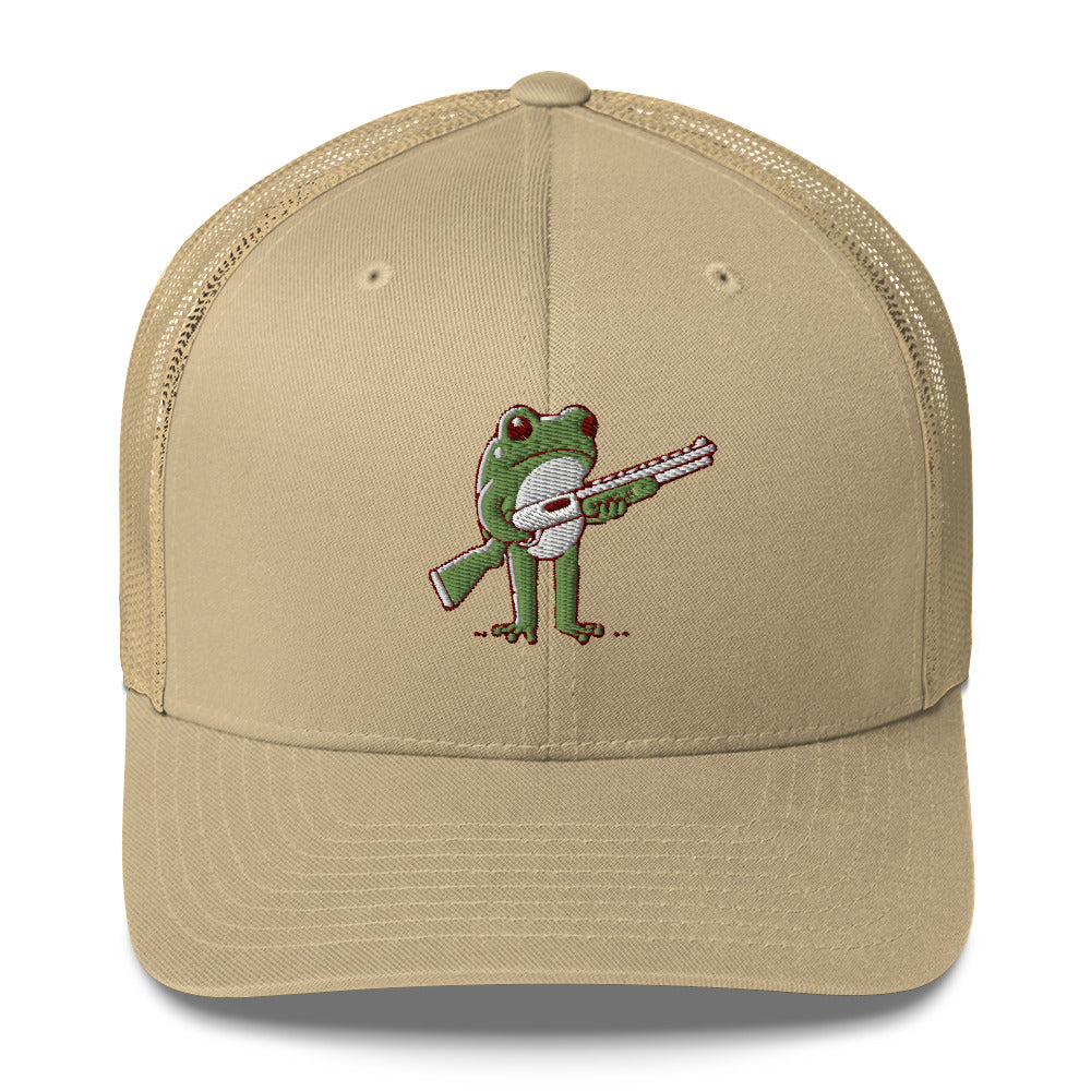 Furry Firearms Trucker Cap - Frog