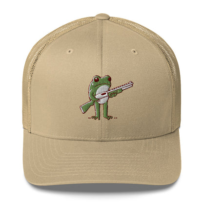 Furry Firearms Trucker Cap - Frog