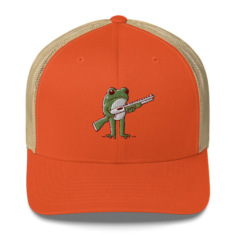 Furry Firearms Trucker Cap - Frog