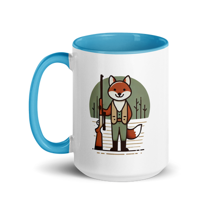 Furry Firearm Fox - Mug with Color Inside